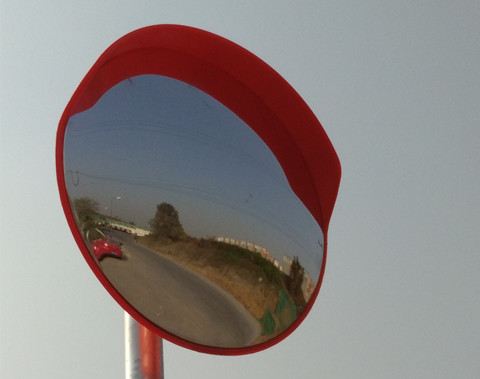道路凹凸镜室外道路反光镜 室外交通广角镜 交通道路反光镜